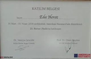 Op. Dr. Eda Çabuk Horoz profilinde yer alan galeri fotoğrafı.