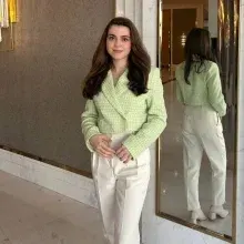 Uzm. Dyt. Beyza Gül Çetin — Diyetisyen, İstanbul. Portre fotoğrafı.
