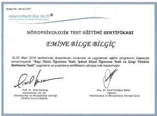 Uzm. Psk. Bilge Yar profilinde yer alan galeri fotoğrafı.