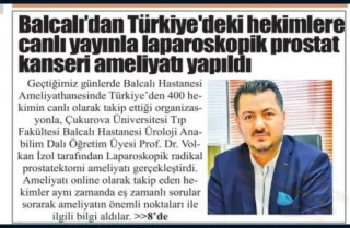 Prof. Dr. Volkan İzol profilinde yer alan galeri fotoğrafı.