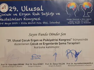 Uzm. Dr. Funda Dönder Şen profilinde yer alan galeri fotoğrafı.