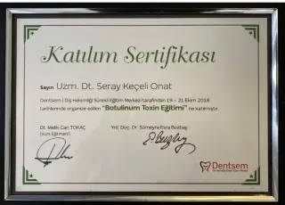Uzm. Dt. Seray Keçeli Onat profilinde yer alan galeri fotoğrafı.