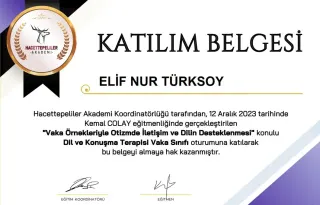 Dkt. Elif Nur Türksoy Kıcık profilinde yer alan galeri fotoğrafı.