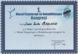 Uzm. Fzt. Seda Türkyılmaz profilinde yer alan galeri fotoğrafı.
