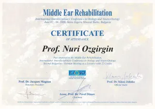 Prof. Dr. Nuri Özgirgin profilinde yer alan galeri fotoğrafı.