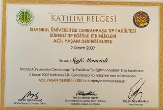 Uzm. Dr. Seyfi Memetali profilinde yer alan galeri fotoğrafı.