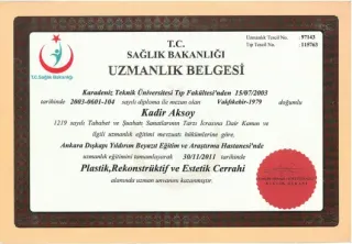 Op. Dr. Kadir Aksoy profilinde yer alan galeri fotoğrafı.