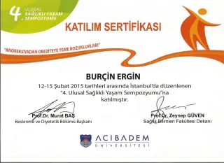 Dyt. Burçin Ergin profilinde yer alan galeri fotoğrafı.