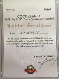 Kl. Psk. Esin Aytülün Yılmaz profilinde yer alan galeri fotoğrafı.