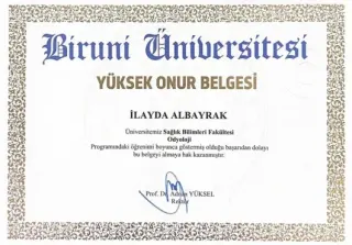 Dkt. İlayda Albayrak Gümüşçü profilinde yer alan galeri fotoğrafı.