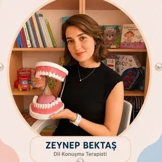 Dkt. Zeynep Bektaş — Dil ve Konuşma Terapisi. Portre fotoğrafı.