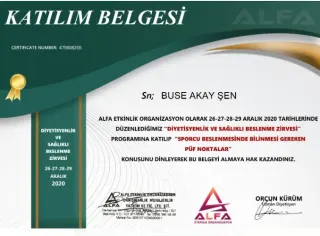 Dyt. Buse Akay Şen profilinde yer alan galeri fotoğrafı.