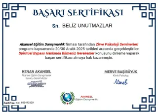 Kl. Psk. Beliz Unutmazlar profilinde yer alan galeri fotoğrafı.