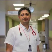 Doç. Dr. Mustafa Argun — Çocuk Kardiyolojisi, Kocasinan, Kayseri. Portre fotoğrafı.