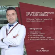 Op. Dr. İlker İncebıyık — Göz Hastalıkları, Bursa. Portre fotoğrafı.