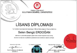 Uzm. Dr. Selen Bengü Erdoğan Gür profilinde yer alan galeri fotoğrafı.