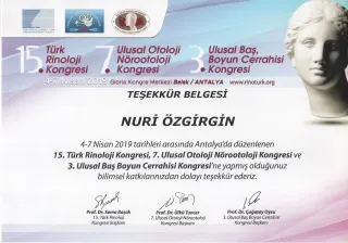Prof. Dr. Nuri Özgirgin profilinde yer alan galeri fotoğrafı.