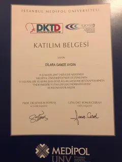 Uzm. Dkt. Dilara Gamze Aydın profilinde yer alan galeri fotoğrafı.