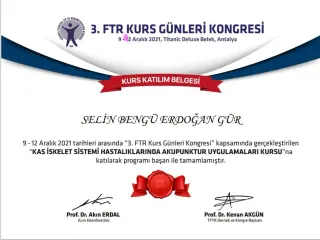 Uzm. Dr. Selen Bengü Erdoğan Gür profilinde yer alan galeri fotoğrafı.