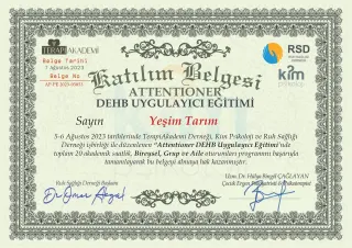 Uzm. Psk. Yeşim Tarım profilinde yer alan galeri fotoğrafı.