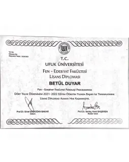 Psk. Betül Duyar profilinde yer alan galeri fotoğrafı.