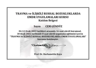 Uzm. Dr. Cem Gündüz profilinde yer alan galeri fotoğrafı.