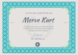 Dkt. Merve Kurt profilinde yer alan galeri fotoğrafı.