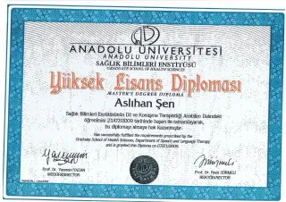 Uzm. Dkt. Aslıhan Şen Çetintaş profilinde yer alan galeri fotoğrafı.