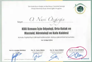 Prof. Dr. Nuri Özgirgin profilinde yer alan galeri fotoğrafı.