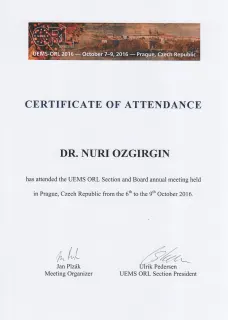 Prof. Dr. Nuri Özgirgin profilinde yer alan galeri fotoğrafı.