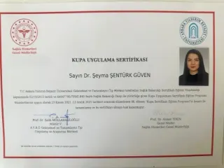 Uzm. Dr. Şeyma Şentürk Güven profilinde yer alan galeri fotoğrafı.