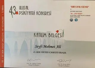 Uzm. Dr. Seyfi Memetali profilinde yer alan galeri fotoğrafı.