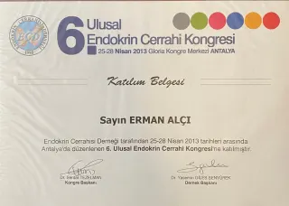 Doç. Dr. Erman Alçı profilinde yer alan galeri fotoğrafı.