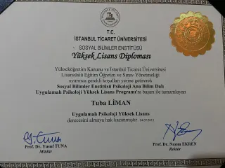 Uzm. Psk. Tuba Liman profilinde yer alan galeri fotoğrafı.