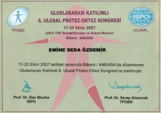 Uzm. Fzt. Seda Türkyılmaz profilinde yer alan galeri fotoğrafı.