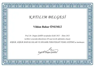 Kl. Psk. Vildan Bahar Önemli profilinde yer alan galeri fotoğrafı.