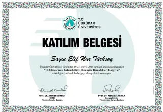 Dkt. Elif Nur Türksoy Kıcık profilinde yer alan galeri fotoğrafı.