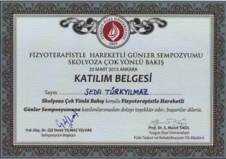 Uzm. Fzt. Seda Türkyılmaz profilinde yer alan galeri fotoğrafı.