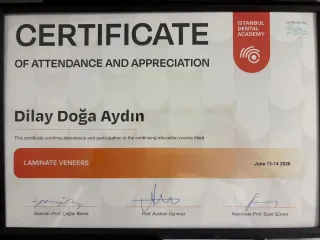 Dt. Doğa Aydın profilinde yer alan galeri fotoğrafı.