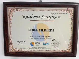 Psk. Sedef Yıldırım Saruhan profilinde yer alan galeri fotoğrafı.