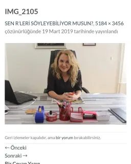 Uzm. Dkt. Yasemin Tekin profilinde yer alan galeri fotoğrafı.