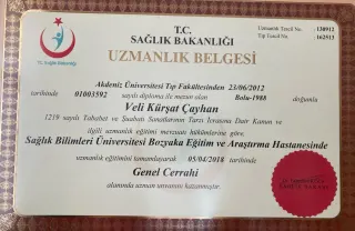 Op. Dr. Veli Kürşat Çayhan profilinde yer alan galeri fotoğrafı.