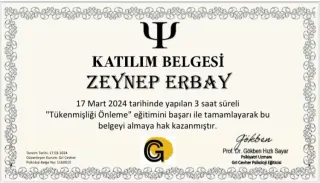 Kl. Psk. Zeynep Erbay profilinde yer alan galeri fotoğrafı.