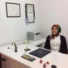 Dyt. Dilek Ocak — Diyetisyen, Erzurum. Portre fotoğrafı.