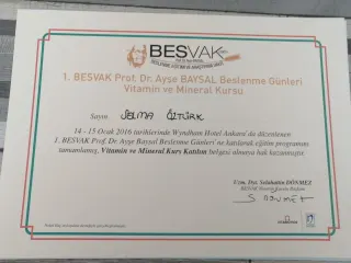 Dyt. Selma Öztürk profilinde yer alan galeri fotoğrafı.