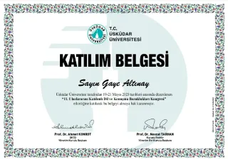 Dkt. Gaye Altınay profilinde yer alan galeri fotoğrafı.