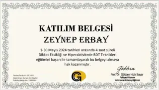 Kl. Psk. Zeynep Erbay profilinde yer alan galeri fotoğrafı.