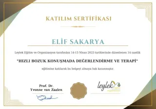 Dkt. Elif Sakarya profilinde yer alan galeri fotoğrafı.