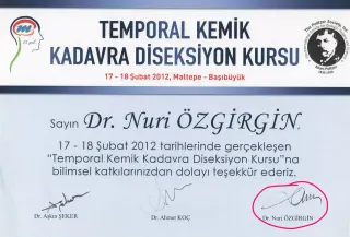 Prof. Dr. Nuri Özgirgin profilinde yer alan galeri fotoğrafı.