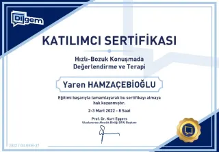 Uzm. Dkt. Yaren Ceceloğlu profilinde yer alan galeri fotoğrafı.